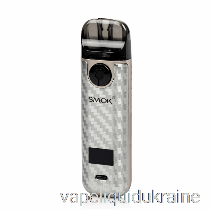 Vape Ukraine SMOK NOVO 4 25W Pod Kit Silver Carbon Fiber